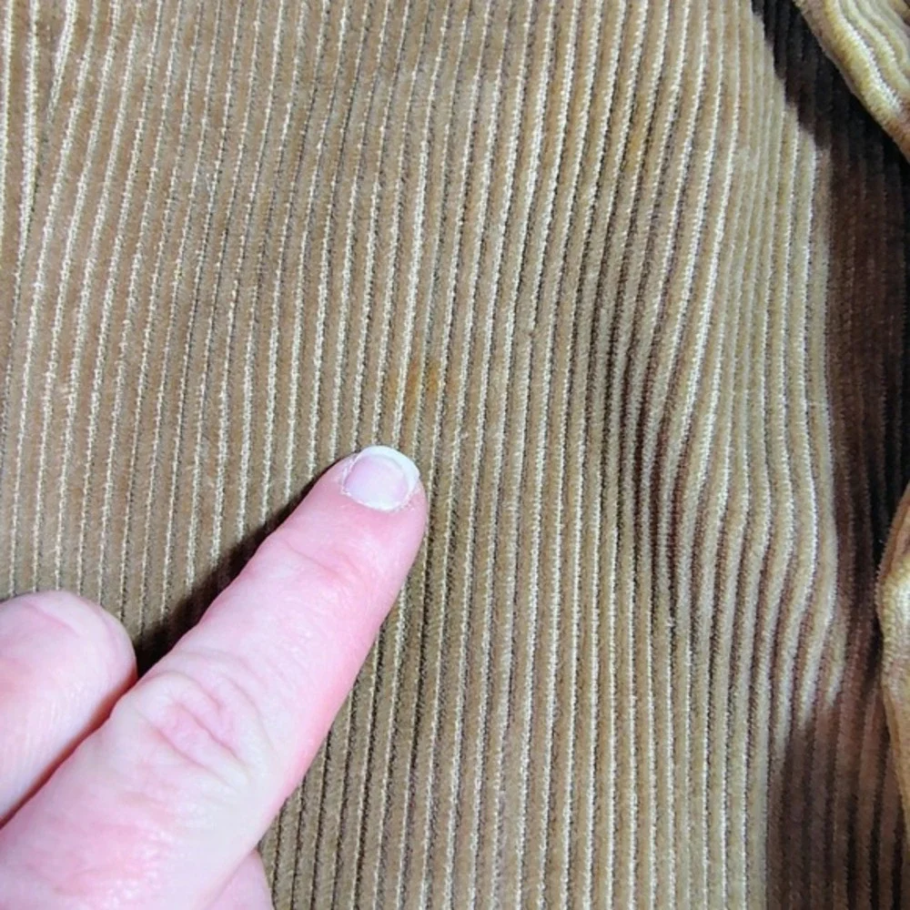 Gentlemen's Clothing Tan Corduroy Blazer Jacket Elbow‎ Patches XL cowboy western